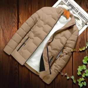 Premium Padded Jacket Colour=BISCUITE