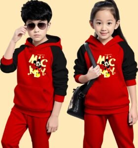 Winter Hoodie Set-MICKEY RED