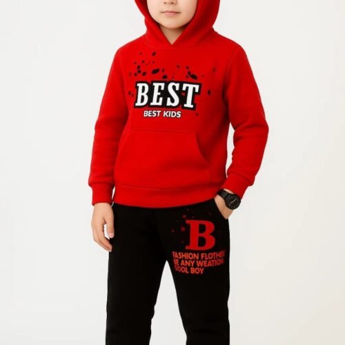Winter  Hoodie Set -Best Red