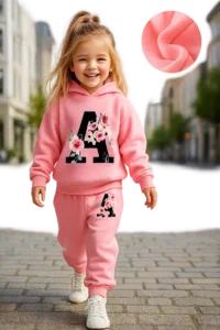 Hoodie Set-Z Pink