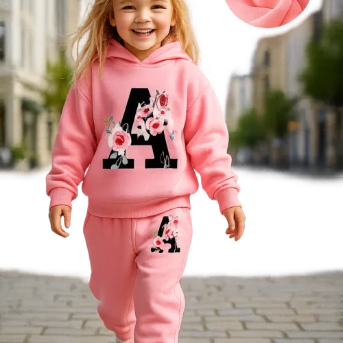 Hoodie Set-Z Pink