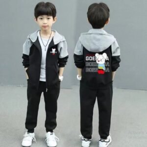 Hoodie Set -Black Grey