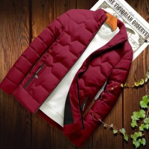 Premium Padded Jacket Colour=MAROON