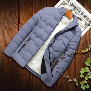Premium Padded Jacket Colour=SILVER
