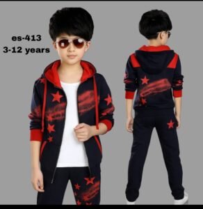 Hoodie Set -Red Star