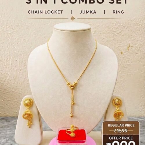 প্রিমিয়াম গোল্ড প্লেটেড সেট Code G21