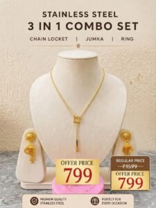 প্রিমিয়াম গোল্ড প্লেটেড সেট Code G23