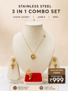 প্রিমিয়াম গোল্ড প্লেটেড সেট Code G27